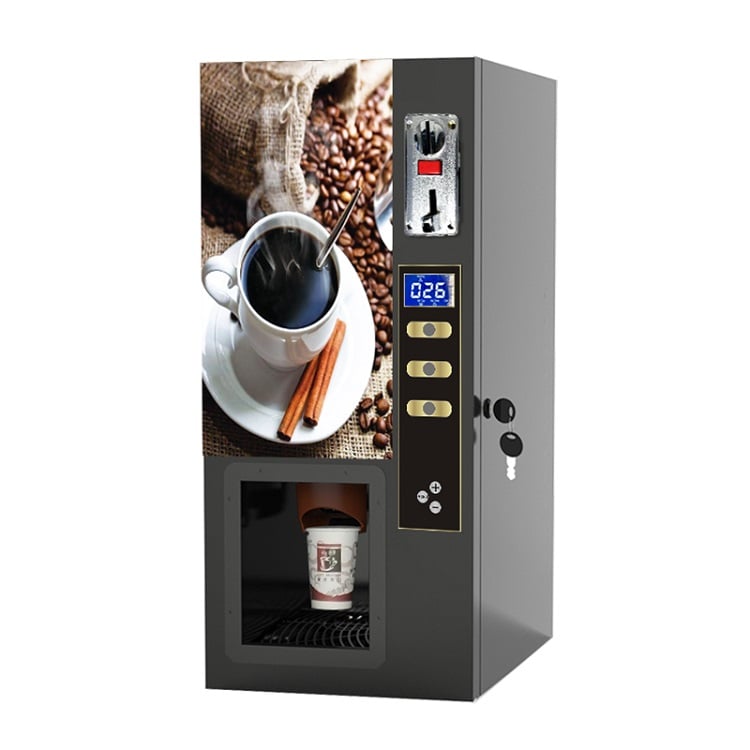GTD203 Tự động bằng đồng xu Máy pha cà phê tự động cốc Máy pha cà phê để bàn
