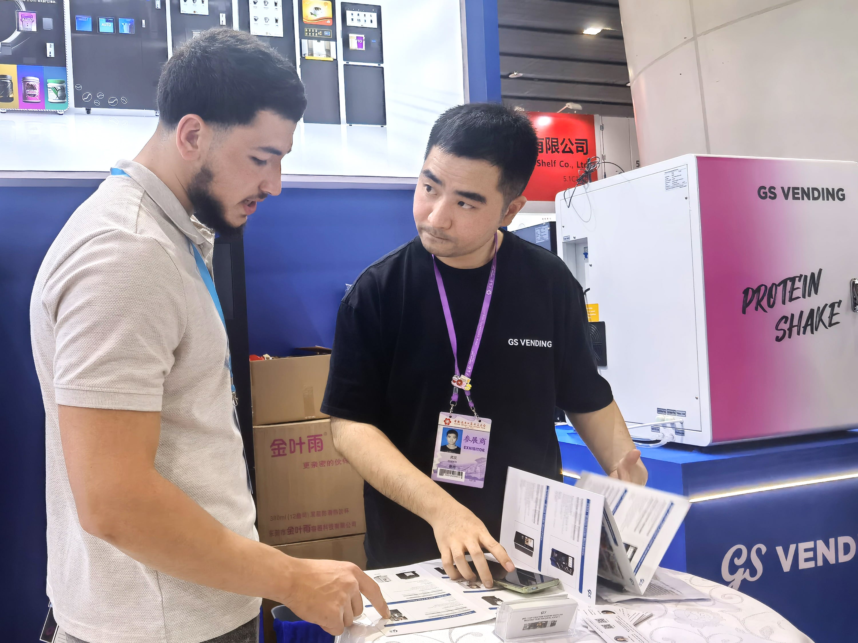 GS Vending phong cách triển lãm Hội Chợ Canton