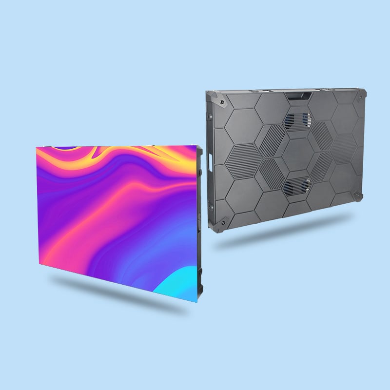 LED screen panel structure for planning modular service access