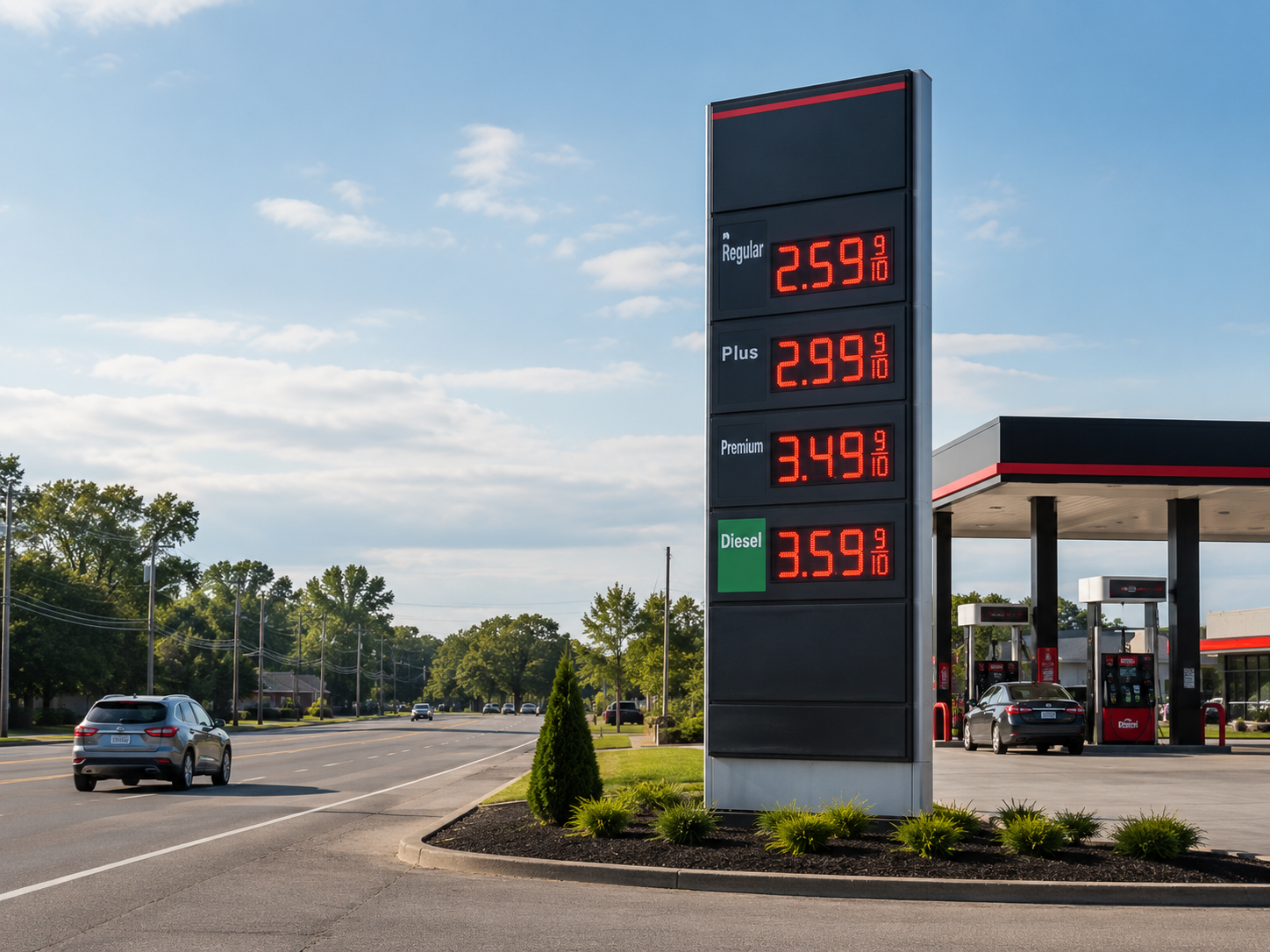 ガソリンスタンド向けLED価格表示器ガイド：明るさ、IP等級、リモート更新