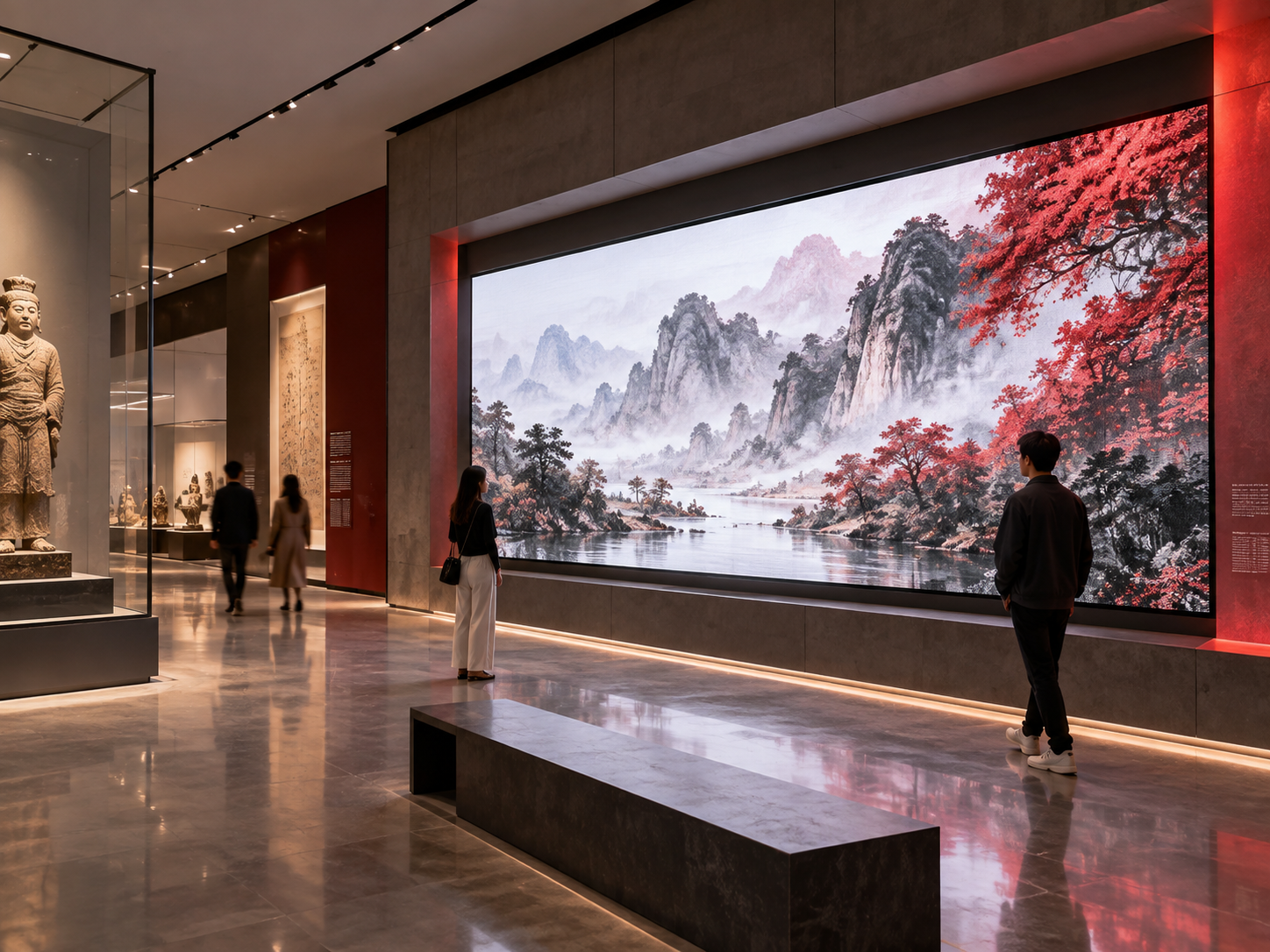 Custom Size LED Screen for Museums: Exhibit Integration, Visitor Sightlines, Content Zones and Service Access
