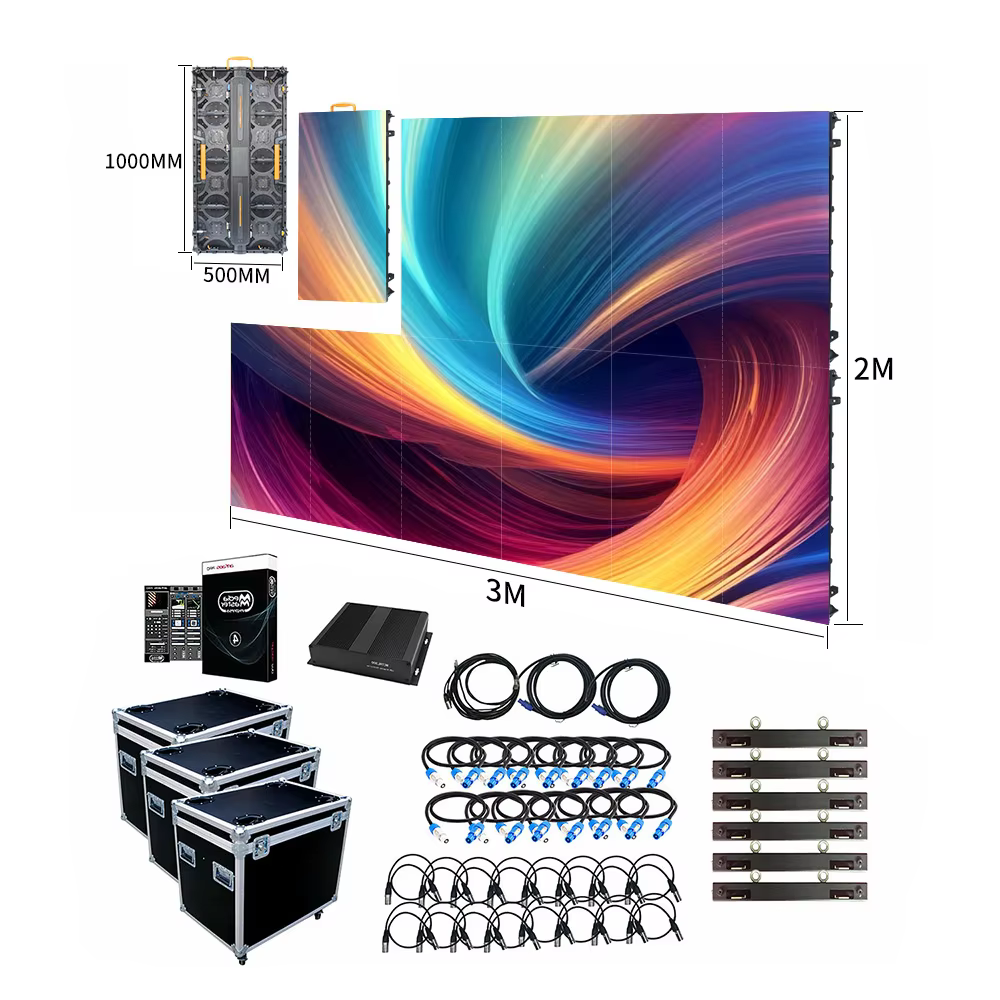 outdoor wholesale LED sign system with cabinet, controller, and cabling for project procurement
