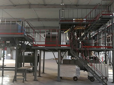 Prefabrikované lehké zařízení na zpracování pěnového betonu