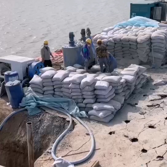 Pracovní video FP-J200H pro vyplňování pěnového betonu na silnicích a mostech