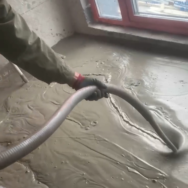 Foam concrete  pouring ground  construction.jpg