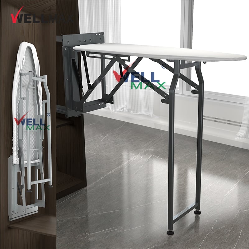 How to install a wall mounted ironing board easily?