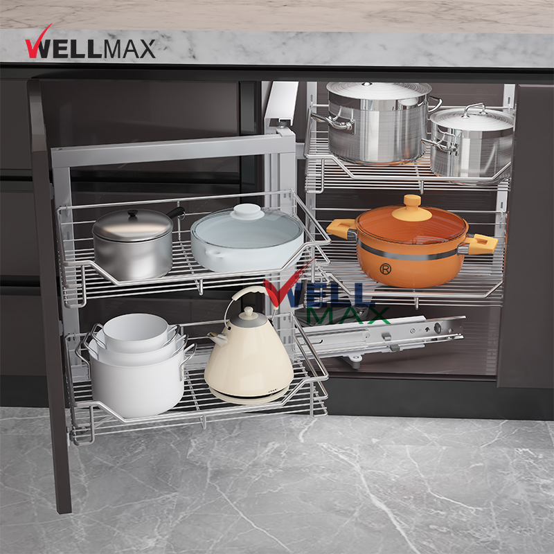 How to make the most of a magic corner in a kitchen?