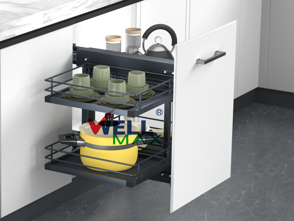 Magic Corners: Maximize Storage in Blind Kitchen Cabinets