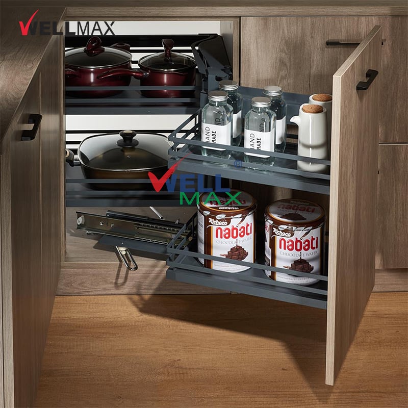«Чарівний куток»: розв’язання проблеми зберігання в кутових кухонних шафах