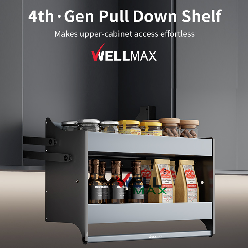 How Does a Pull Down Shelf Improve High Cabinet Access?