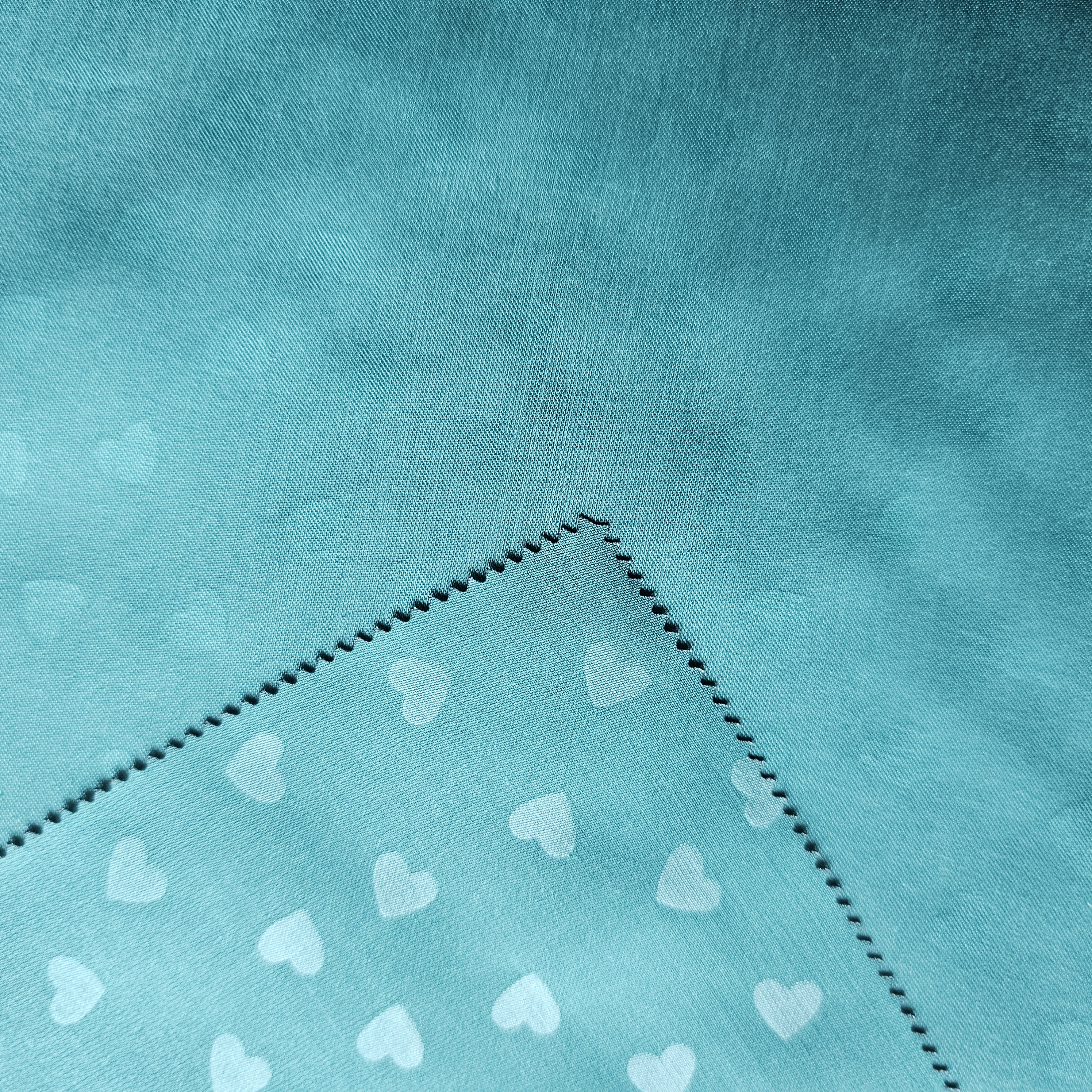 Embossing Print Cotton Silk Satin Bawal FC19690-E1