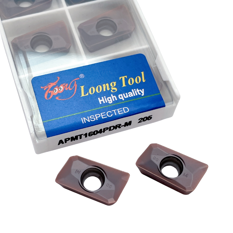 LOONG TOOL Chinese factories produce high-quality, anti-fracture and wear-resistant CNC tooling milling blades.