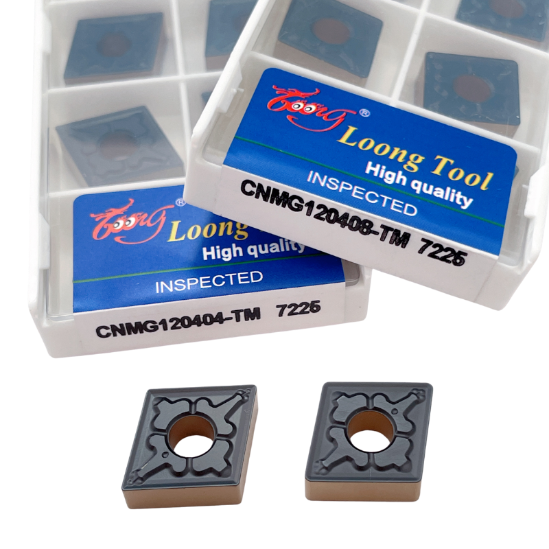 CNMG120404-TM 7225 Steel turning insert Suitable for processing steel parts highly polished high wear resistance