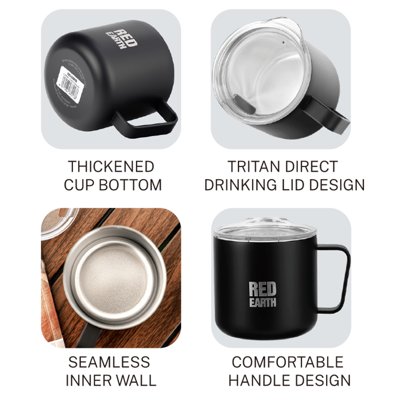 Double Wall Stainless Steel Camping Mug - CAMP-036 details