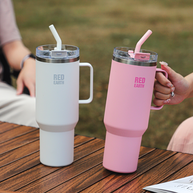 Leak-Proof Vacuum Insulated Straw Mug - MUG-080Y