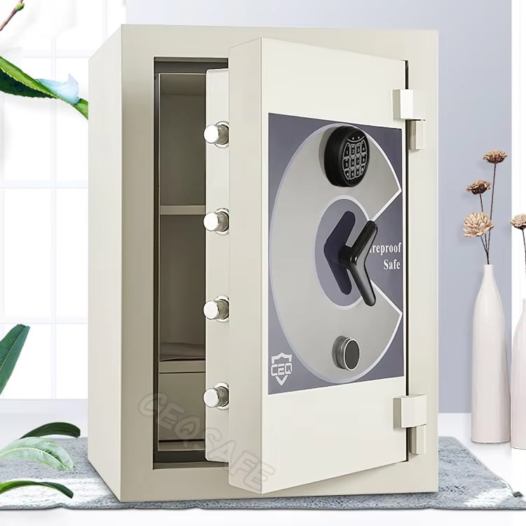 CEQSAFE Box Fire Resistant Outside Hinge Safety Storage Office Caja De Seguridad Fuertes Coffre Fort Home Fireproof Safe Boxes