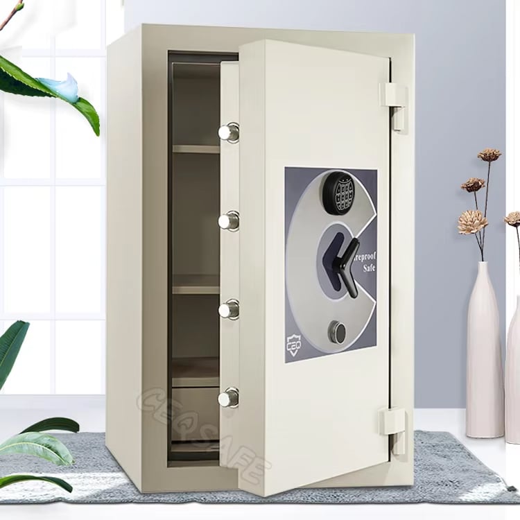 CEQSAFE Security Caja Fuerte Home Metal Fireproof Safe Box Heavy Duty Cash Money Coffre Fort Safe Fireproof Safes