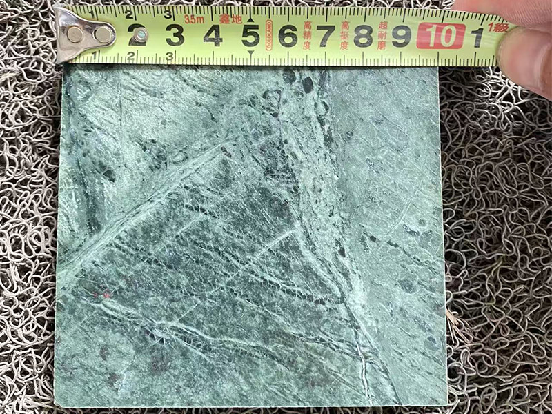 4x4'' Square Forest Green Marble Mosaic Tile