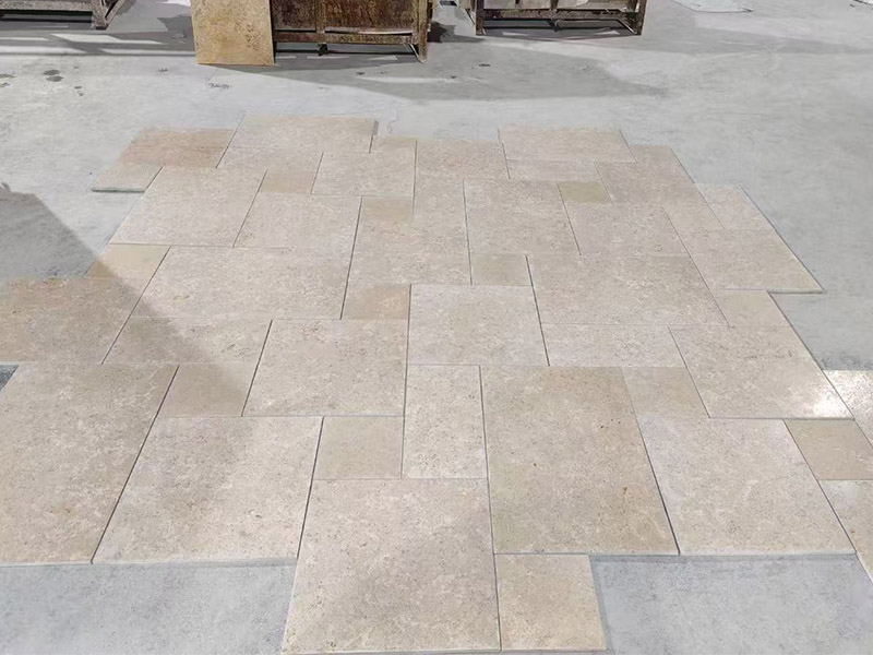 Sinai Pearl Limestone French Pattern Floor Tiles