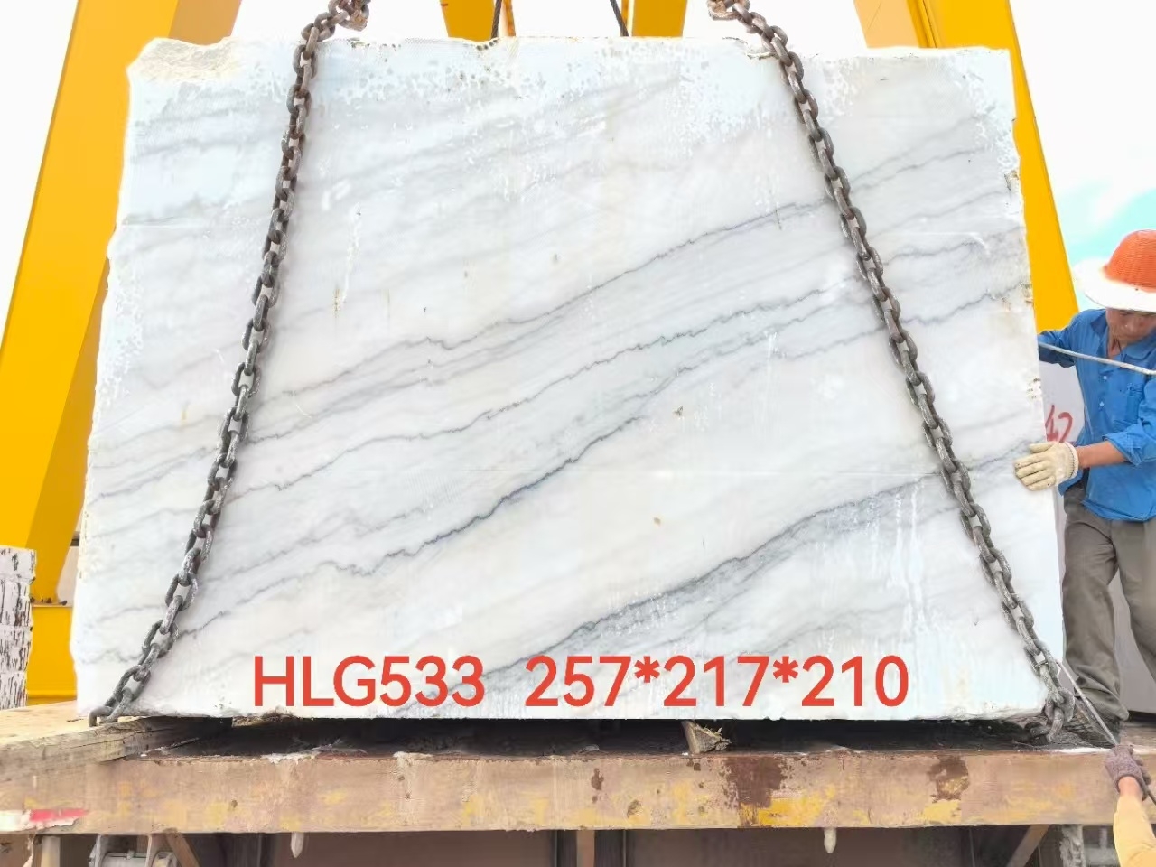 Premium White Marble Block Stone for Global Projects