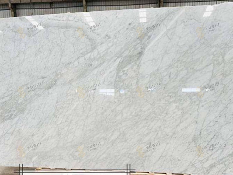 Custom Carrara White Marble Oval Dining Table (2).jpg
