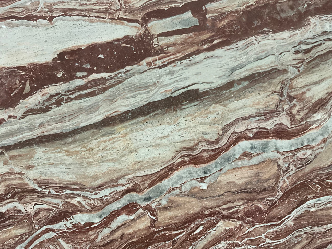 Italy Monica Red Marble Slab