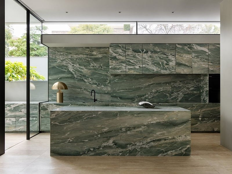 Green Aquarzo Quartzite Countertop