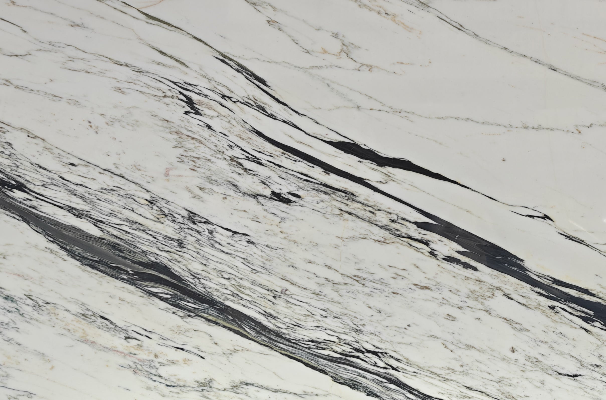 Oriental Calacatta White Marble Slab