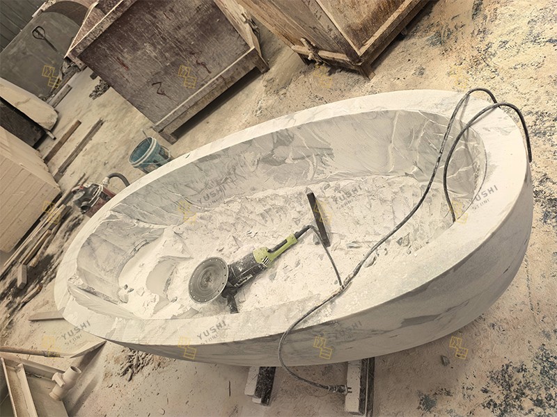 Custom Chinese Bulgari Marble Solid Bathtub Artisanal Hand-Grinding (2).jpg