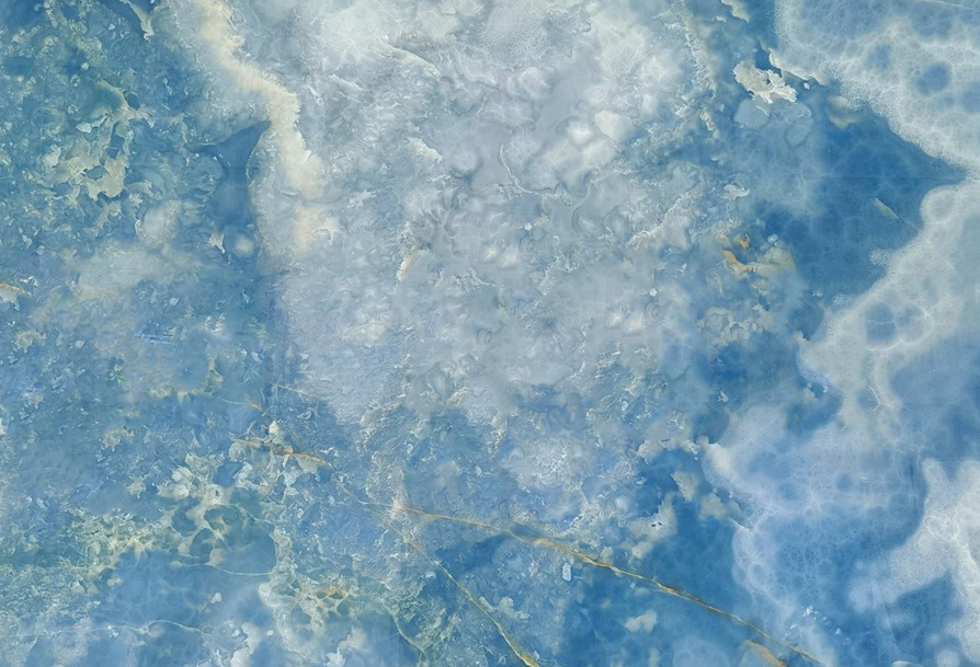 Blue Onyx Marble Slab