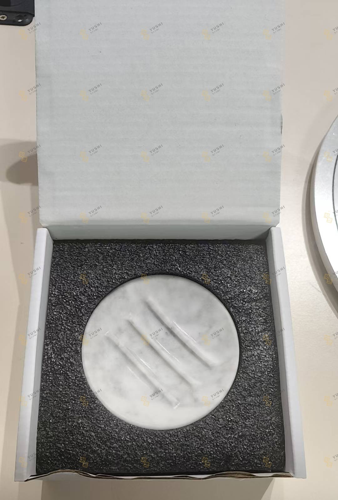 Custom Carrara Marble Soap Dishes Precision Custom Packaging (1).jpg