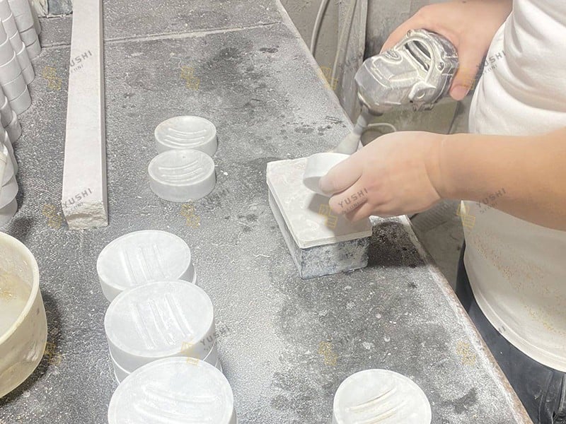 Custom Carrara Marble Soap Dishes Precision Hand Finishing and Honed Surface Treatment (2).jpg
