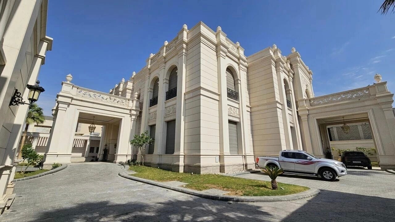 Porto Beige Limestone Saudi Villa Exterior Wall Project (8).jpg