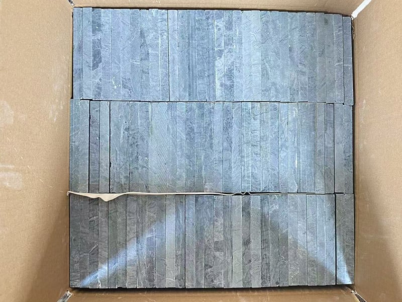 4x4'' Square Forest Green Marble Mosaic Tile
