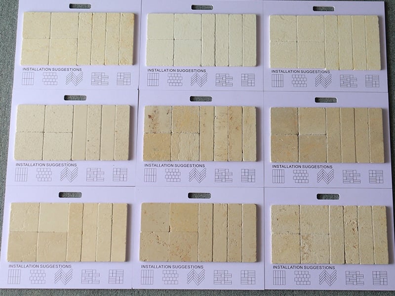 Tumbled Surface Beige Limestone Tile