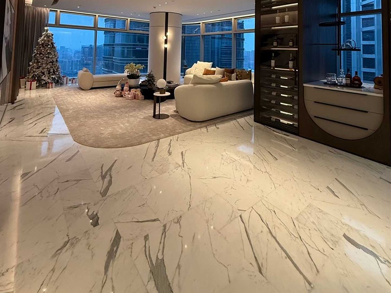Calacatta White Marble Cut-to-Size Supplier