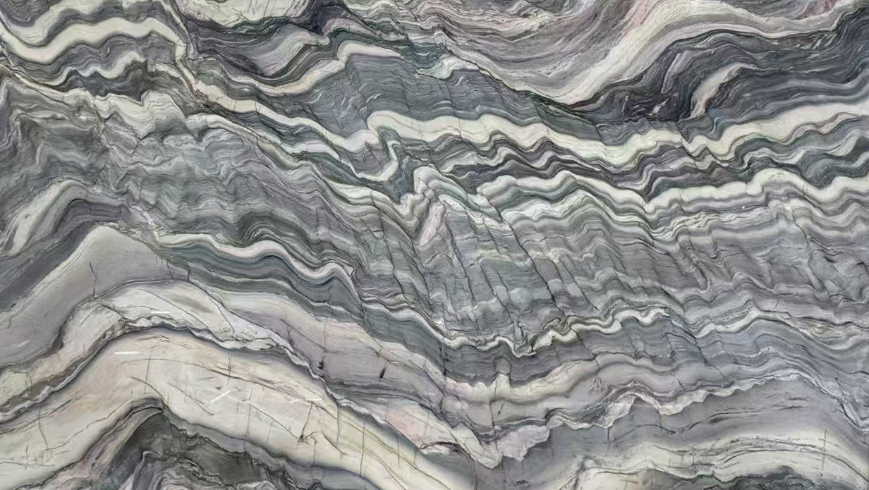 Fusion Blue Quartzite Slab