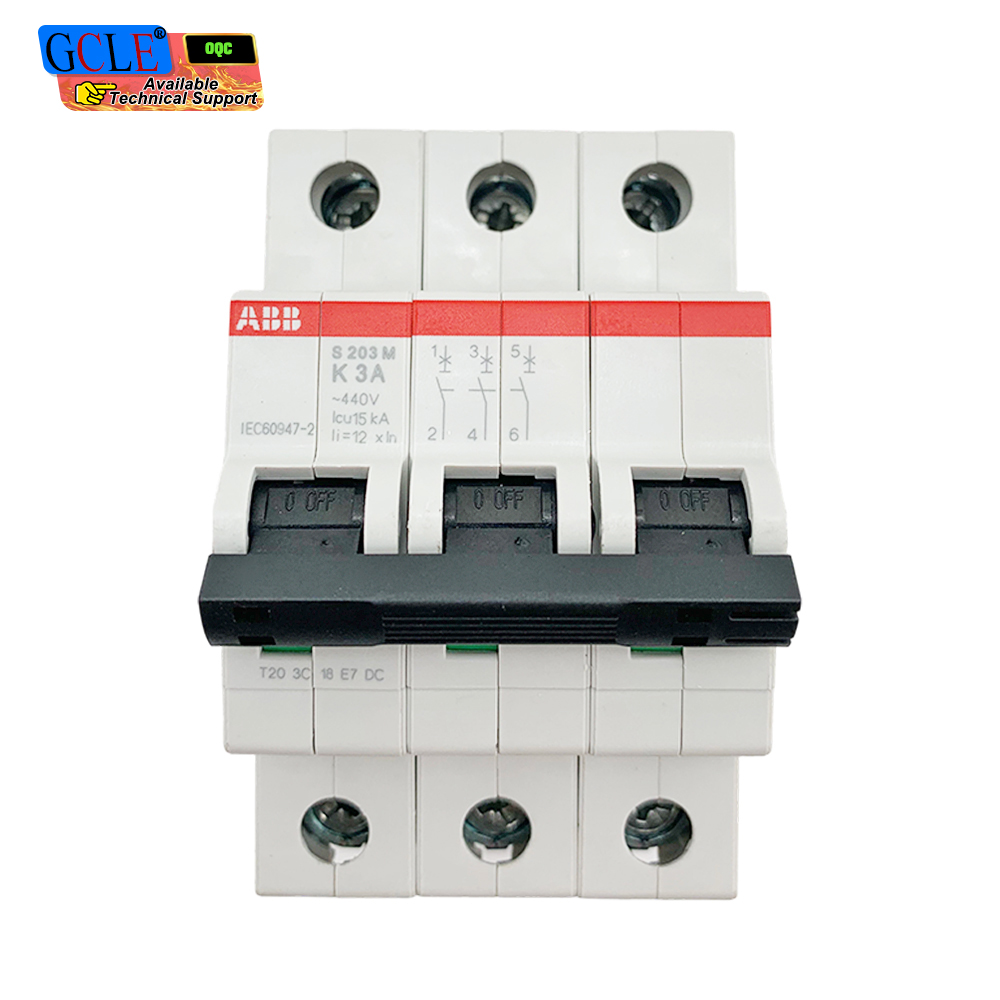 ABB S203M K3A 3P Miniature Circuit Breaker
