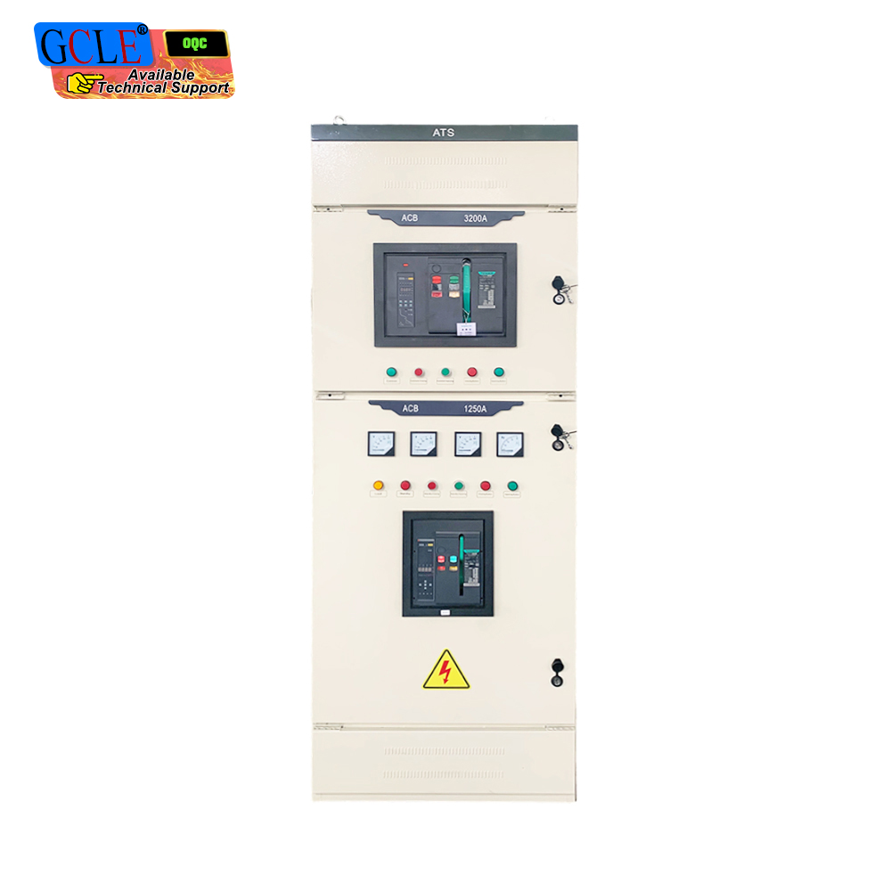 Dual Power ATS Control Cabinet With 3200A & 1250A ACB Air Circuit Breaker