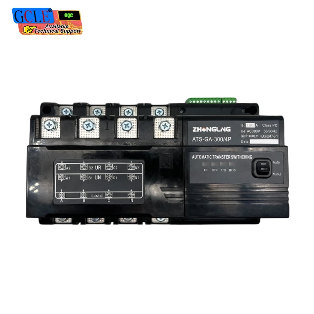 ZHONGLING ATS-GA-300/4P 300A Automatic Transfer Switch
