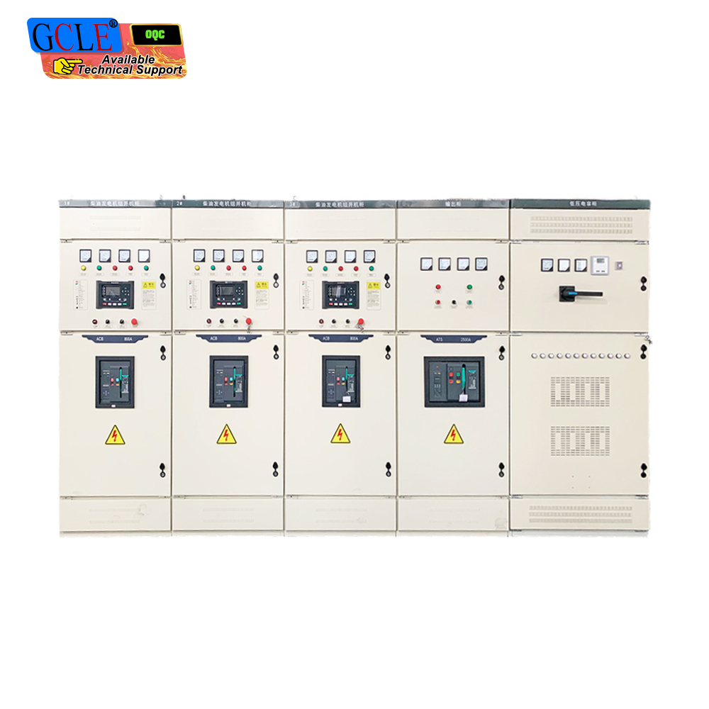 Genset Paralleling & Power Factor Capacitor Compensation Cabinet