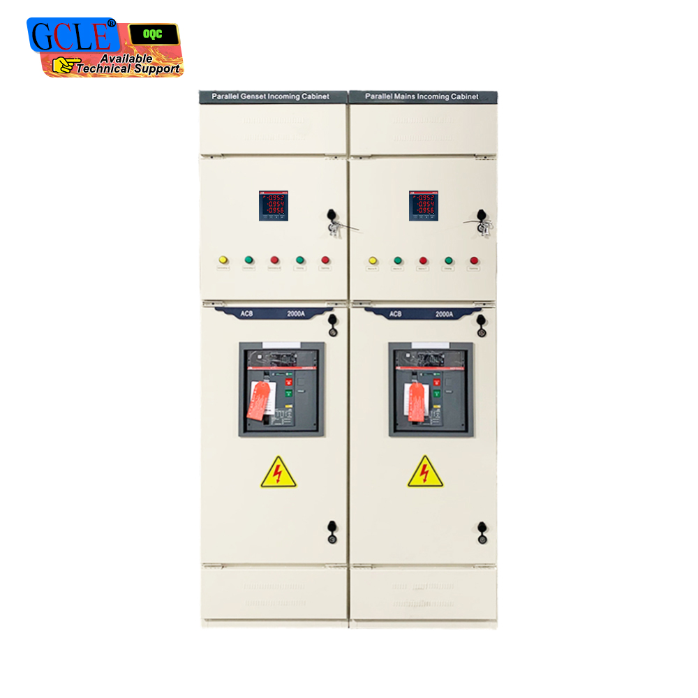 2000A Genset Parallel Incoming Cabinet + Mains Parallel Incoming Cabinet Complete Power Distribution Cabinet
