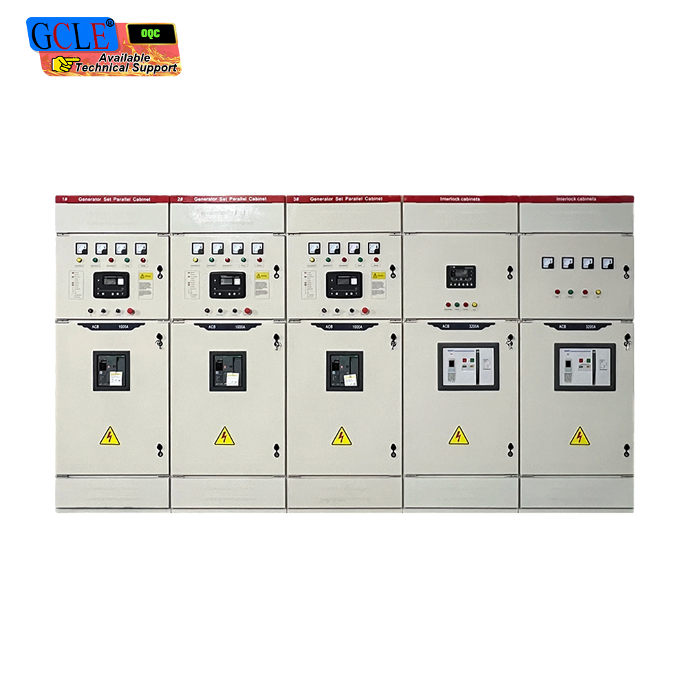 Generator Parallel Cabinet 3x1000A With 8610 Synchronization Panel