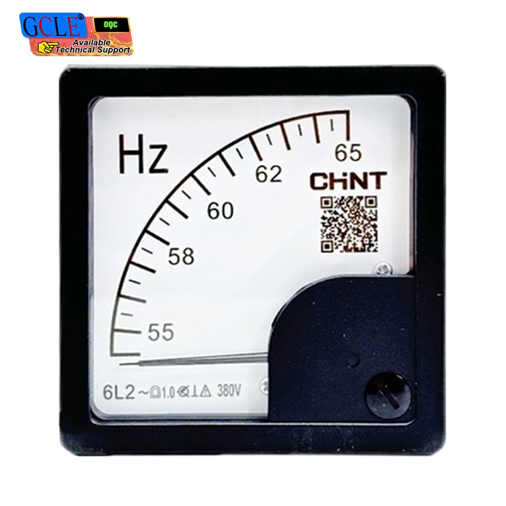 Fréquencemètre analogique CHNT 6L2-HZ, 380 V