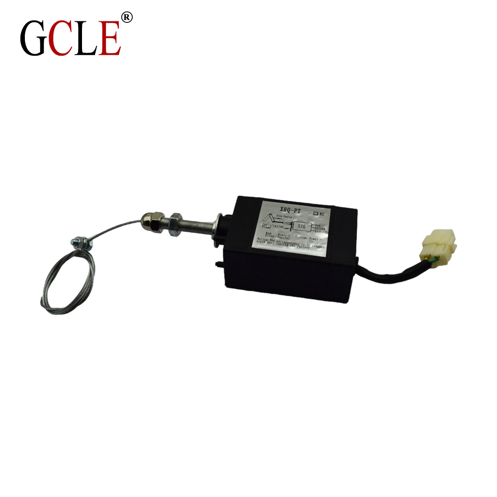 Solenoid Koupè Kominisyon XHQ-PT 24V – Kontwòl Sire pou Aret Motor pou Sistèm Diesel