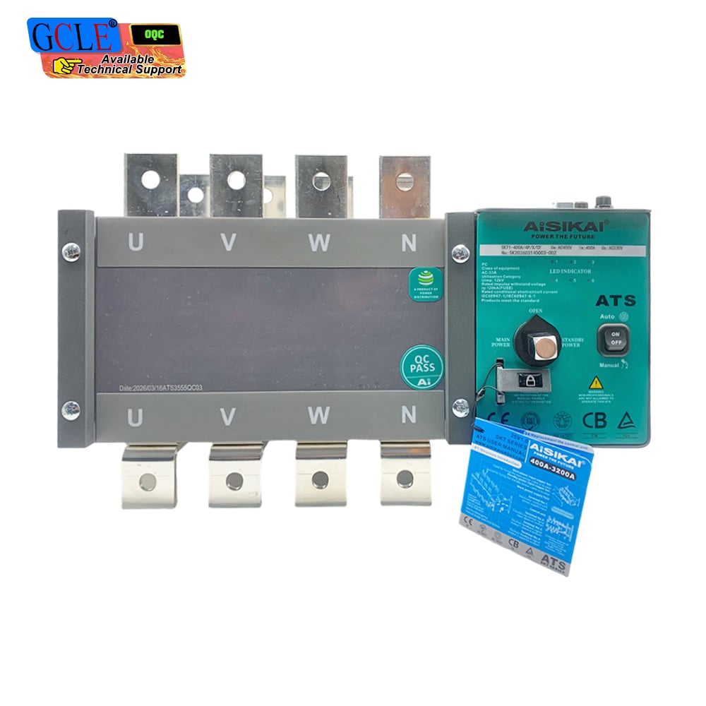 AISIKAI SKT1-400A 4P Automatic Transfer Switch

