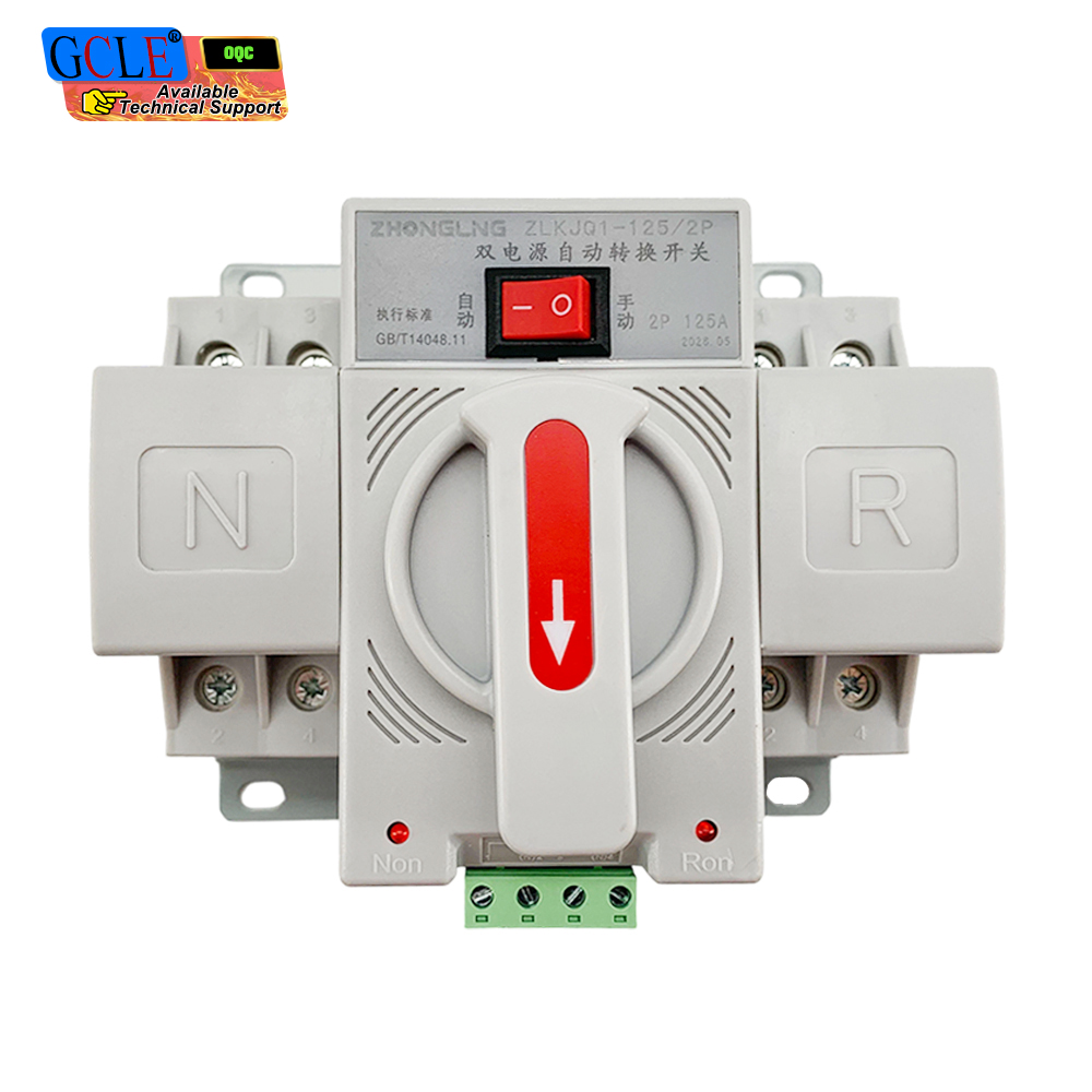 ZHONGLING ZLKJQ1-125/2P 125A 2P Automatic Transfer Switch