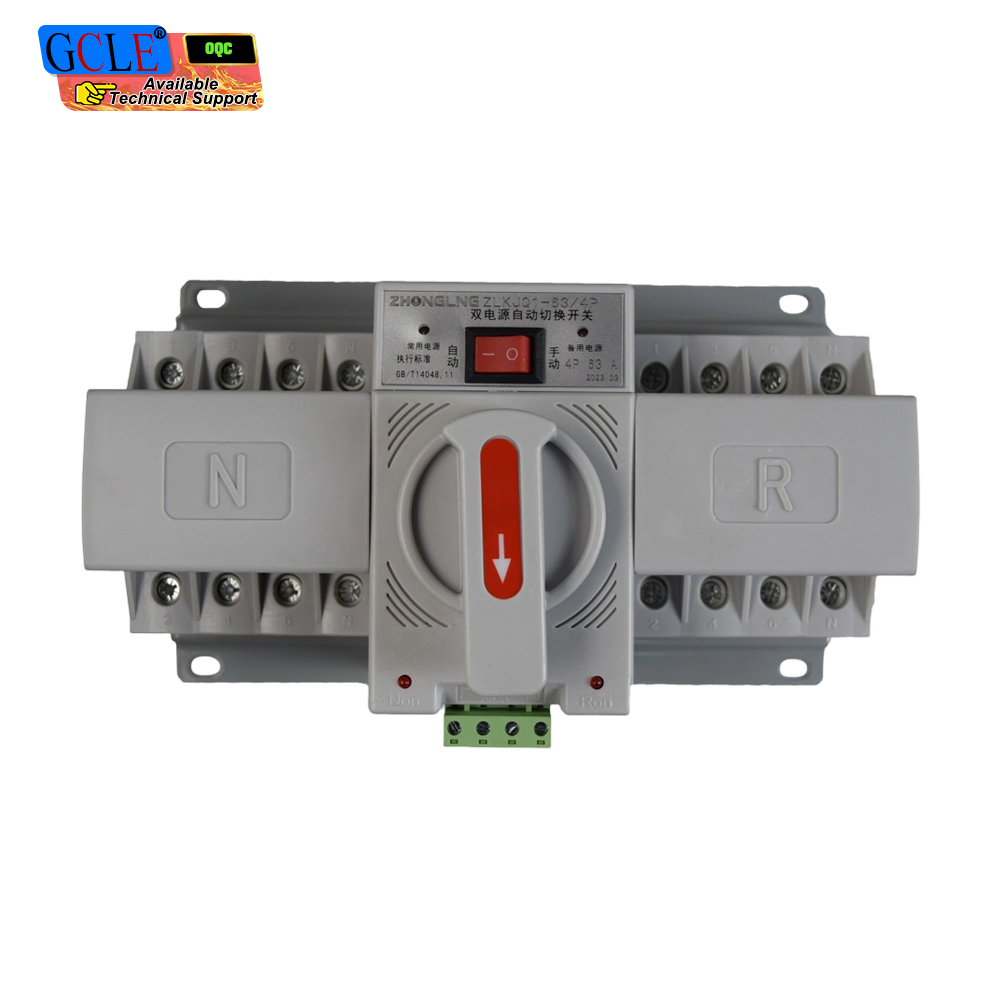 ZHONGLING ZLKJQ1-63/4P 63A 4P Automatic Transfer Switch
