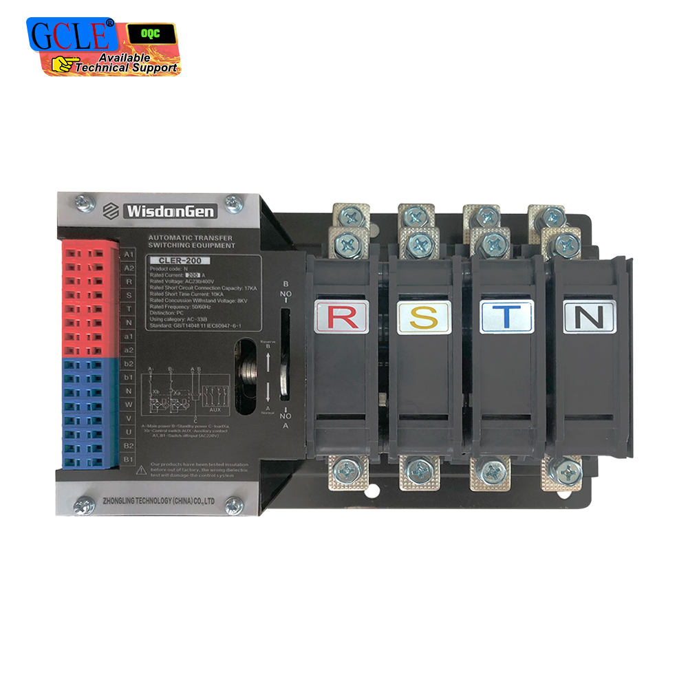 WisdomGen CLER Series Automatic Transfer Switch 630A/200A