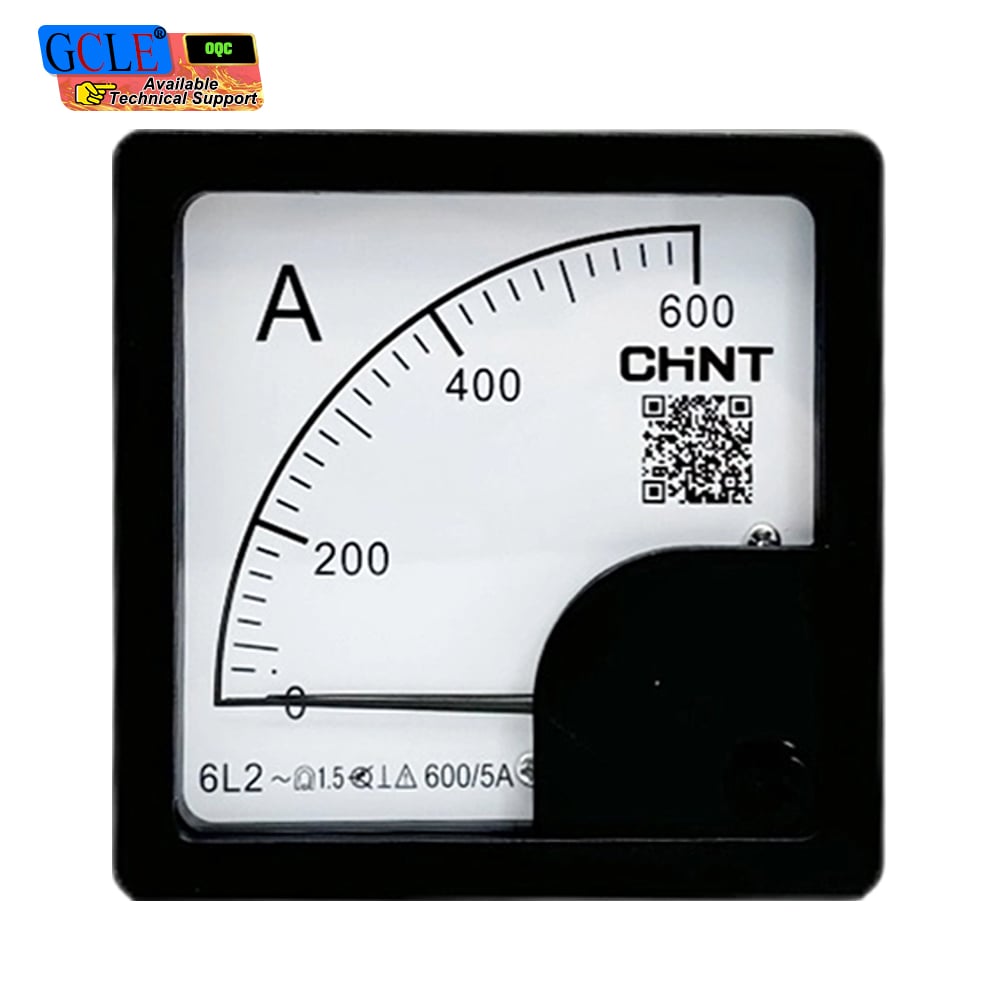 Ampèremètre analogique CA CHNT 6L2-A 600/5 A